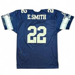 Mitchell & Ness Throwbacks 1990 Emmitt Smith 22 Dallas Cowboys Jersey Size 54
